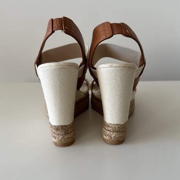 Tory Burch Espadrilles Wedge Platform Sandal Size 7 - Picture 5 of 9